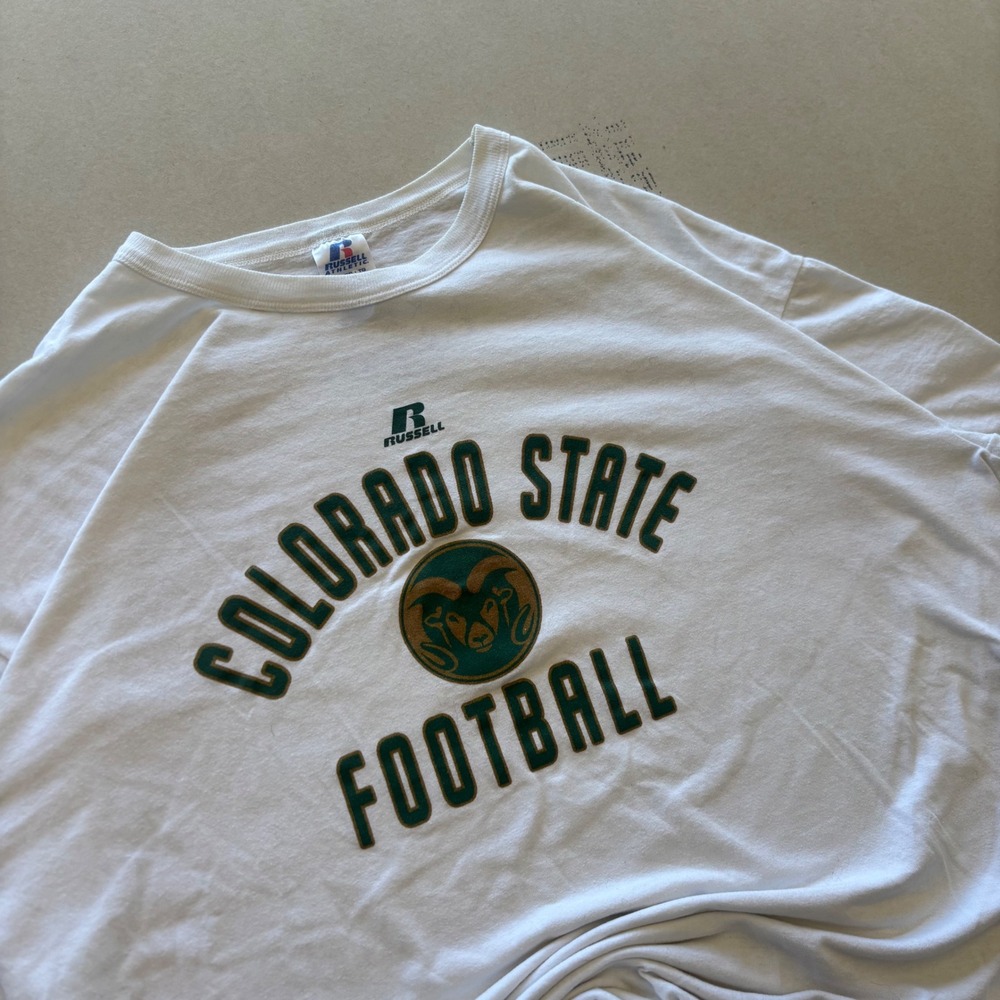 Y2K Russell Athletic Colorado State Football T-shirt